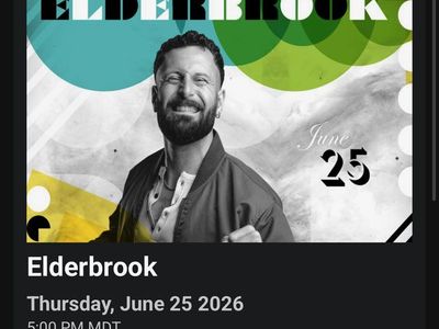 VIP Elderbrook at Ogden Amphitheater 6/25