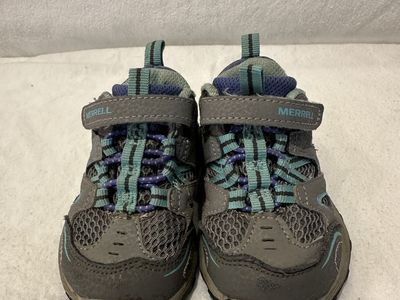 Merrell Toddler Size 5 Gray Hiking Shoes