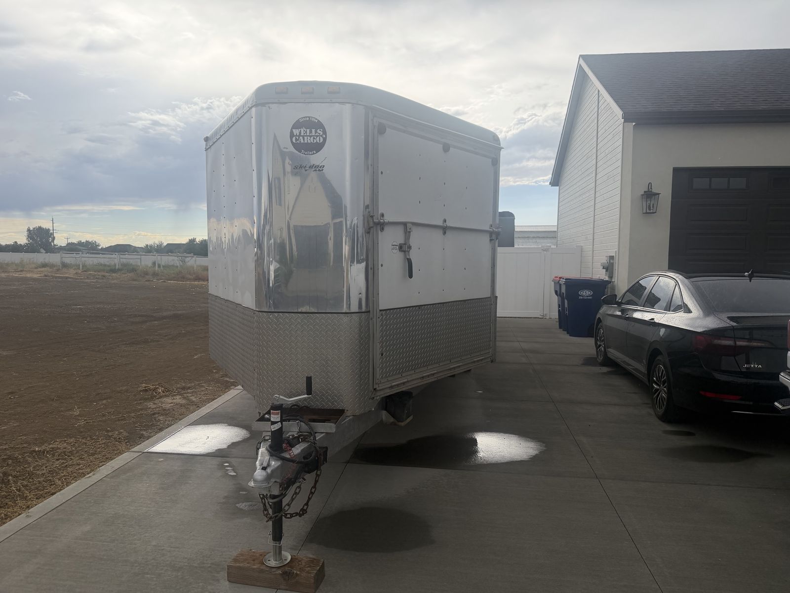 2002 Wells Cargo 27’ snowmobile trailer.