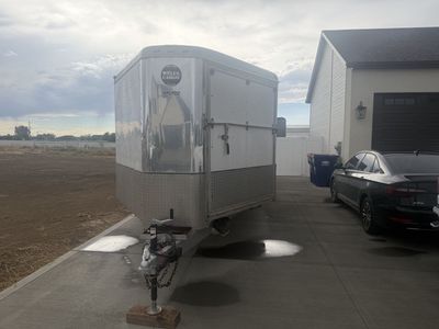 2002 Wells Cargo 27’ snowmobile trailer.