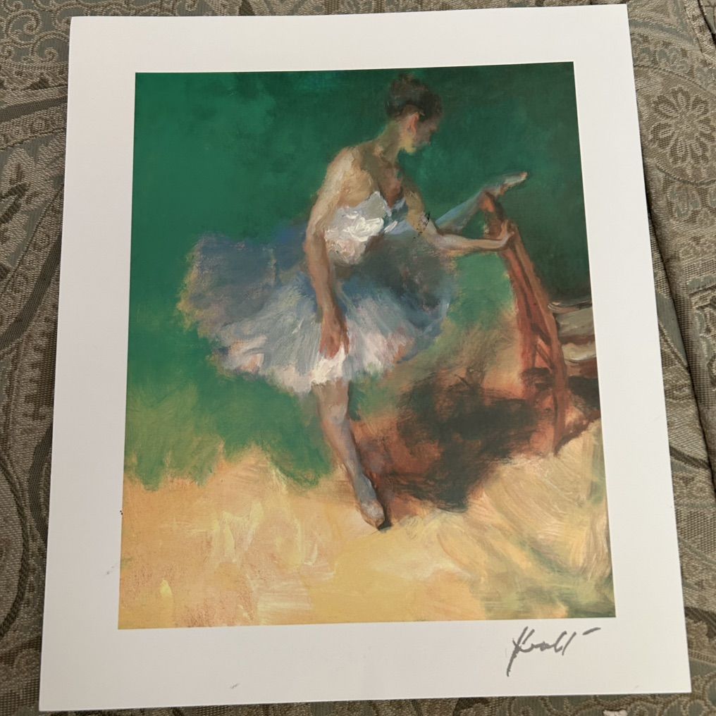 Ballerina Print By Hua Chen