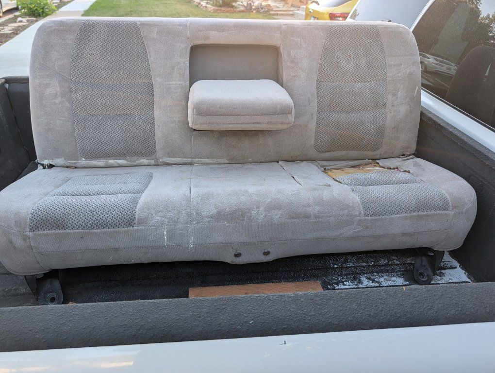 f350 rear seat