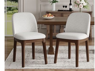 Set of x2 upholstered chairs- New in box!!!