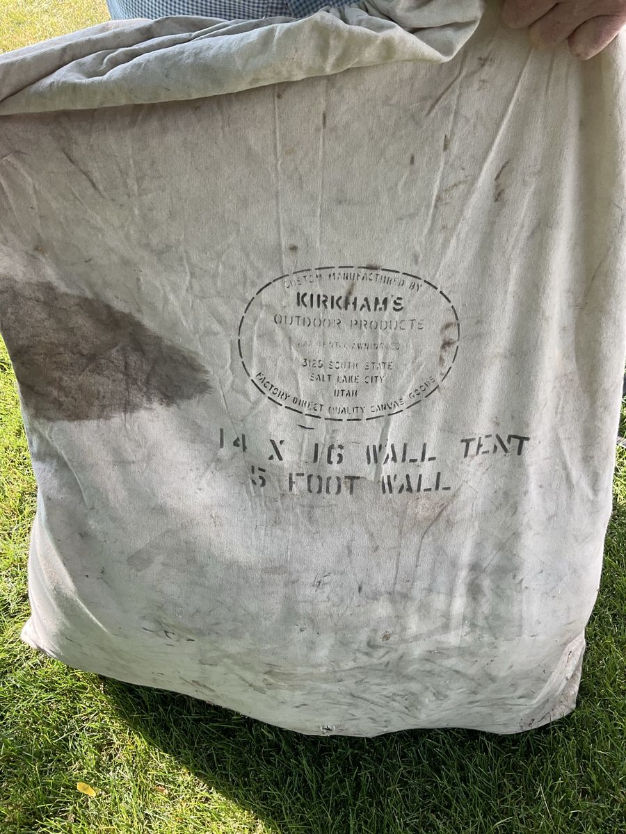 Kirkham's Outdoor Products 14x16 Canvas Wall Tent with 5-Foot Wall’s
