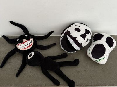 Roblox Doors Plush Lot of 4 - Screech, Seek, Rush, & Ambush Plushies
