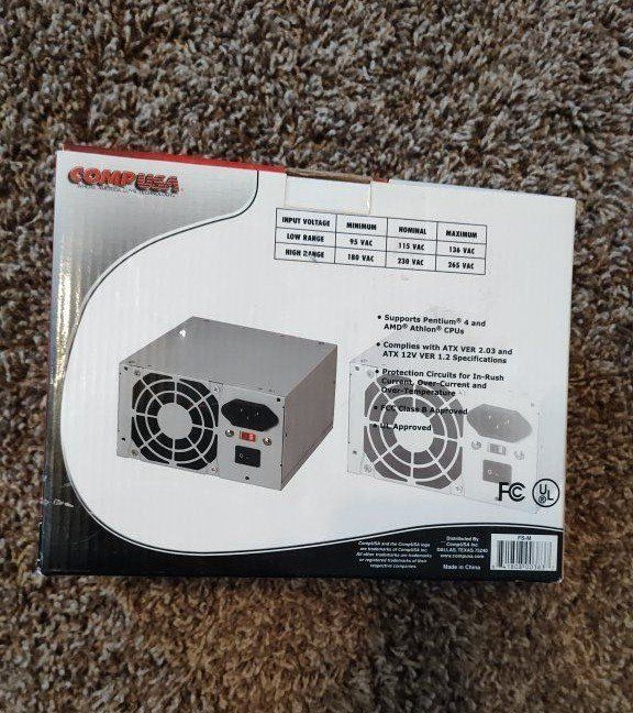 computer power supply atx 300w new in box