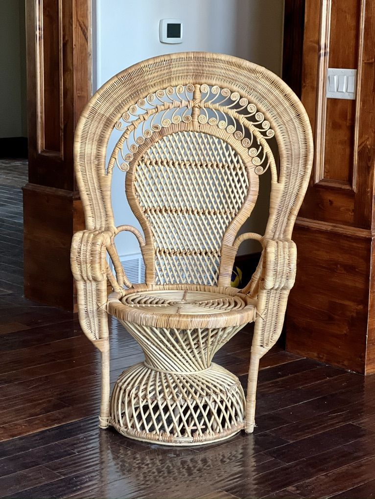 Vintage Peacock ChaIr