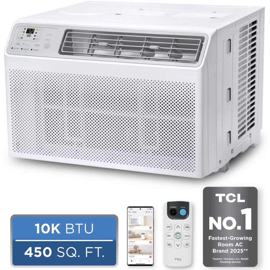 [NEW] TCL 10,000 BTU Smart Window Air Conditioner