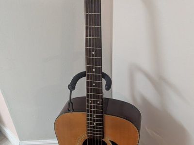 Vintage Epiphone by Gibson PR 325 Dreadnought Acoustic Guitar - Made in Korea. late '80s early '90s. includes case