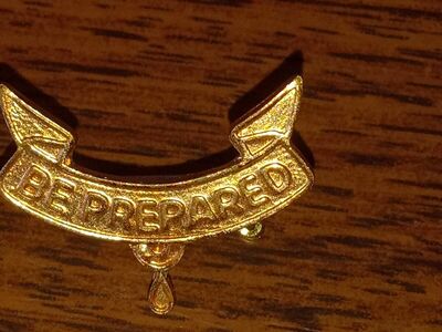 Vintage BSA boy scouts of America be prepared pin