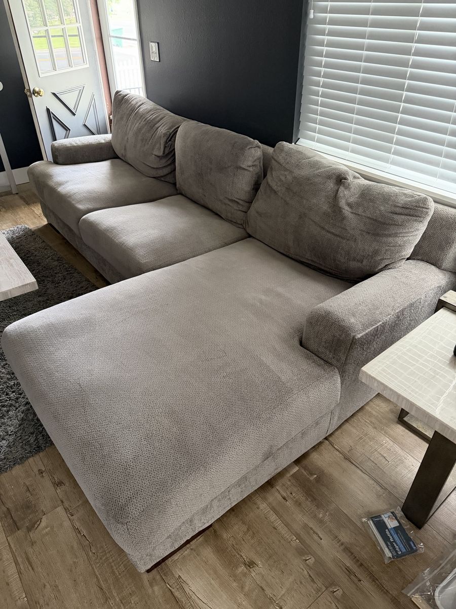 Couch w/ Chaise - Ashley Furniture