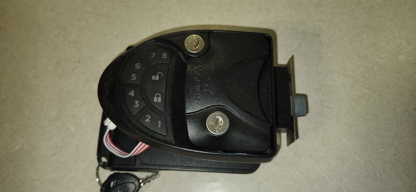 RVLOCK V4 Durable Metal RV Door Lock with Keypad, Premium Replacement for Trailers.