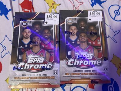 NBL Tops Chrome Cards (sealed)