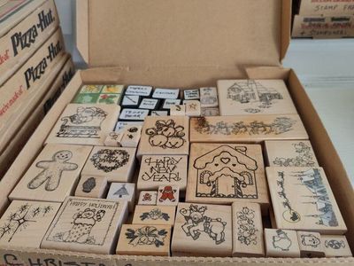 Box #48 of 65, New, old stock rubber stamps, designed mainly for people that like to make their own greeting cards.