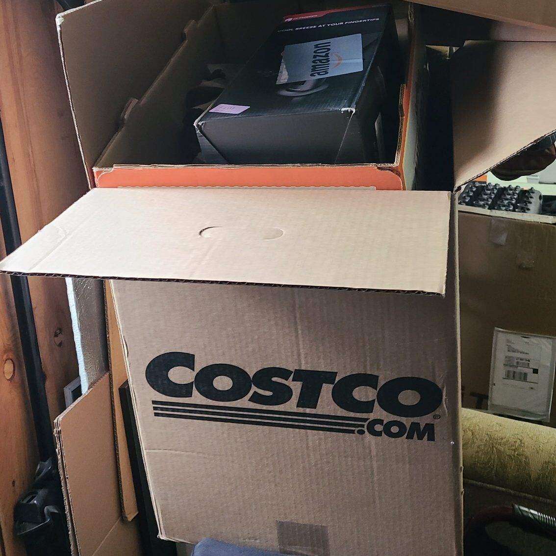 Bunch of Cardboard Boxes