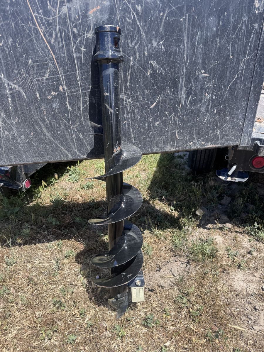 8” auger bit