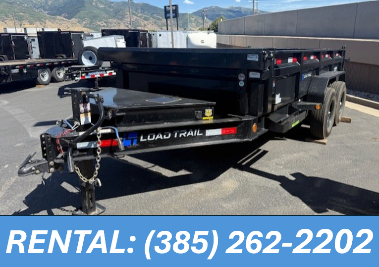 14' dump trailer rental 99$ a day 