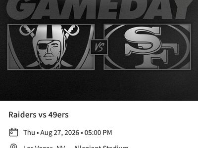 Raiders vs 49ers