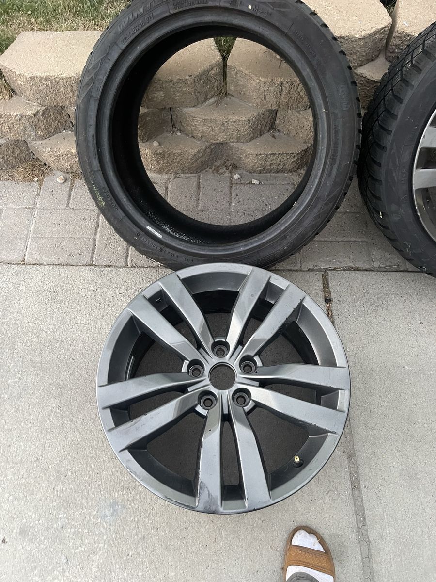 114.3 rims and new tires