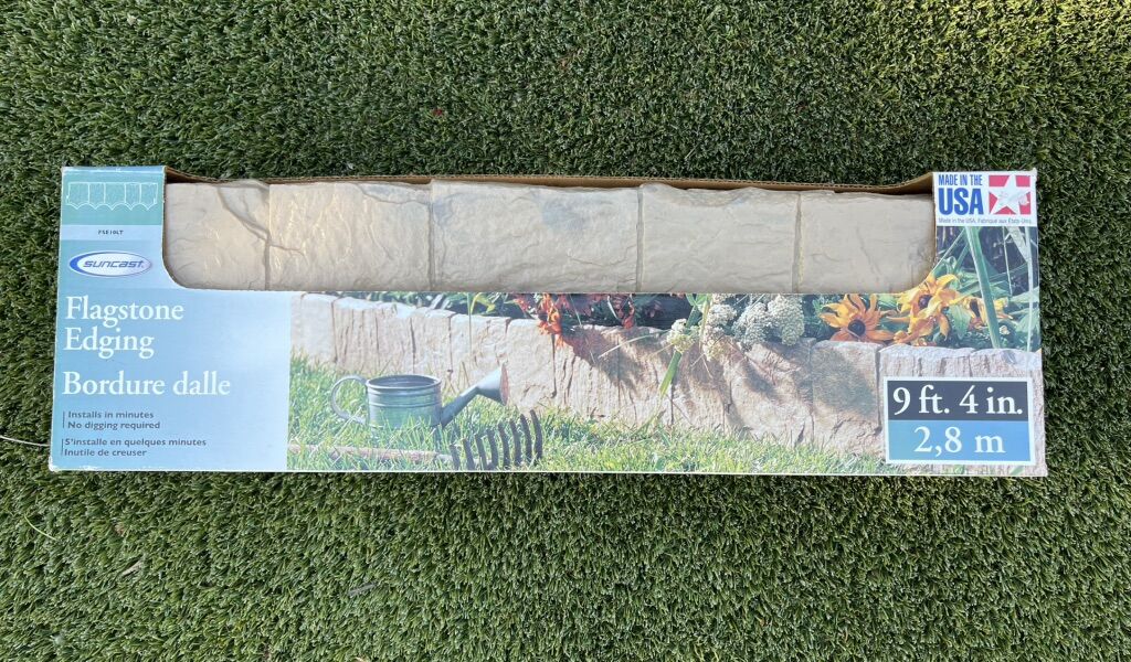 NEW Flagstone Beige Plastic Garden Border/Rdging.