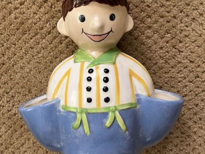 Unique Dutch Boy Vase - Vintage