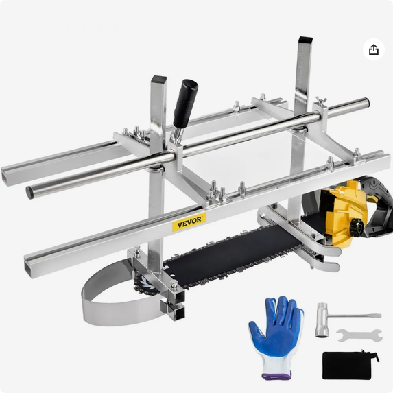 Chainsaw Mill Planking Milling 14" to 36" Guide Bar Wood Lumber Cutting Portable Sawmill