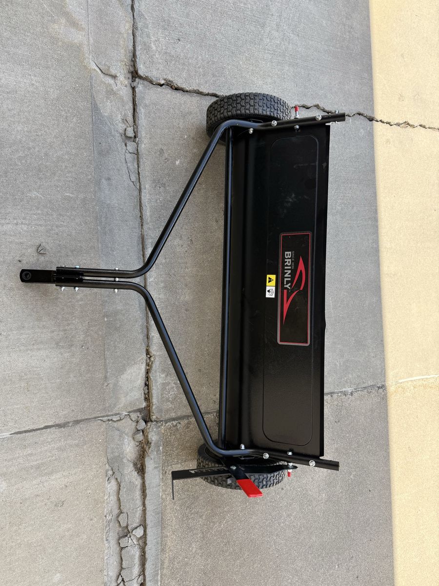 Brinly 42 inch Lawn Grass, Leaf Sweeper