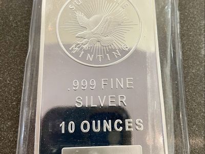 10 oz Sunshine Minting Silver Bar .999 Silver Bullion