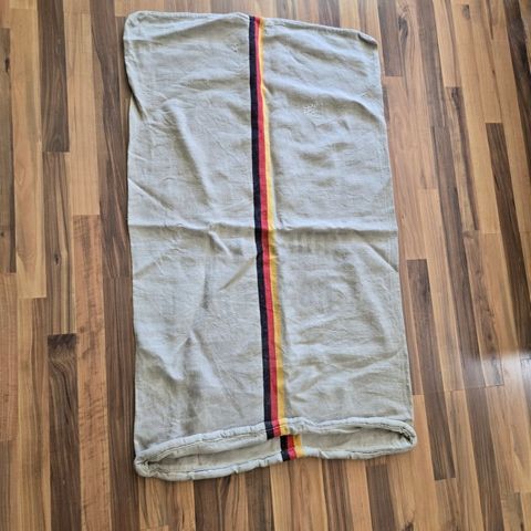 Vintage German Linen Jute Mail post Bag (1978) - Deutsche Bundespost Jute Bag (1978)