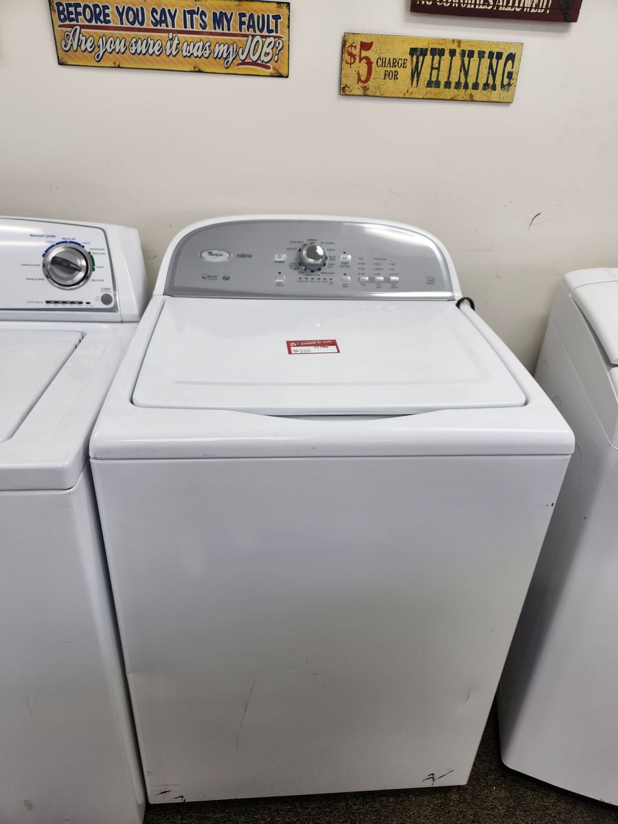 Whirlpool Cabrio Platinum Top Load Washer White - Used Home Appliance