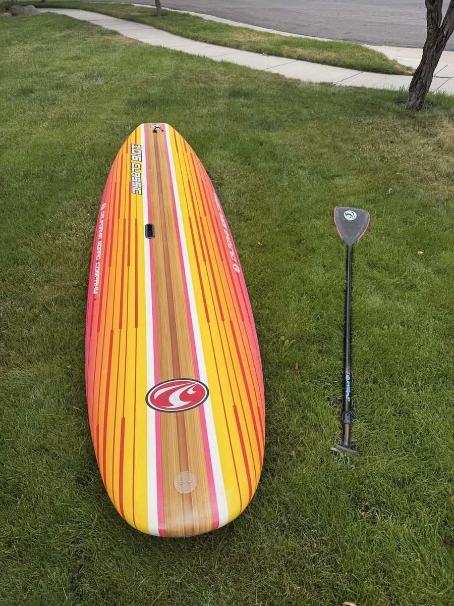 10’6” foam paddle board