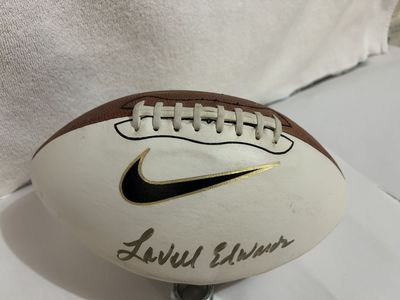 FOOTBALL AUTOGRAPHED BY LAVELL EDWARDS