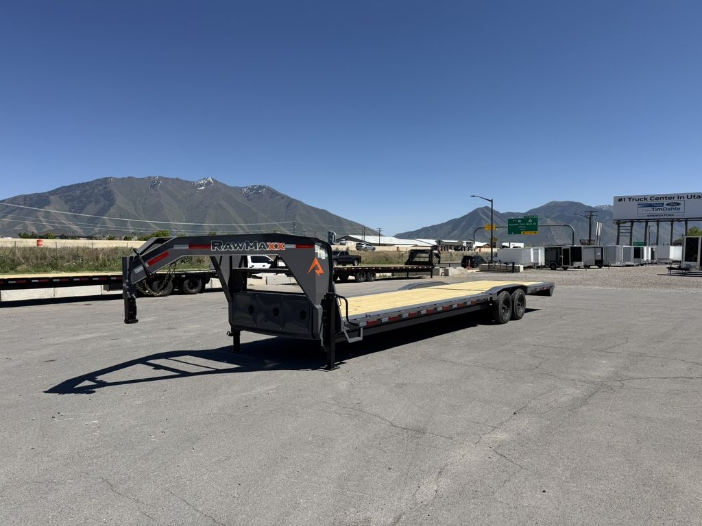 2026 RawMaxx 8.5x32 LDX Gooseneck Superwide Flatbe
