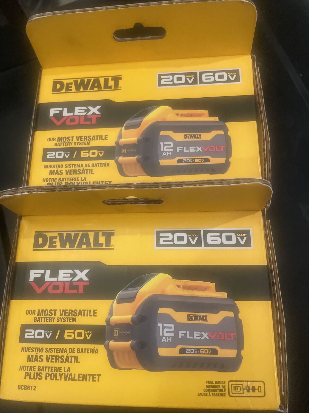 New DeWalt FlexVolt 12AH Battery