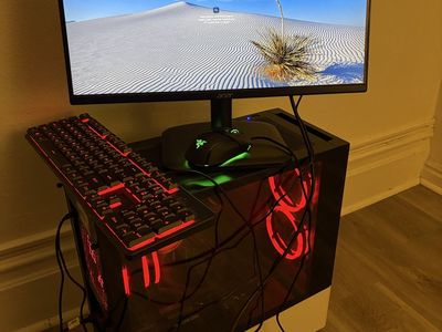 Acer 21.5" IPS Monitor, AMD Ryzen 7 Gaming PC, Razer Basilisk V3 Mouse & Keyboard Full Setup