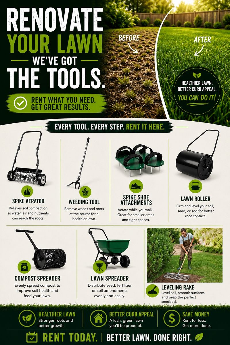 Renovate your lawn! Get everything in one place