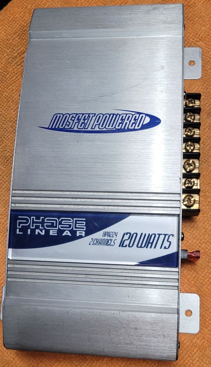 120 watt 2 channel amp