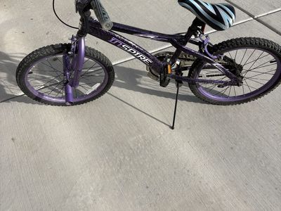 Child bike in purple