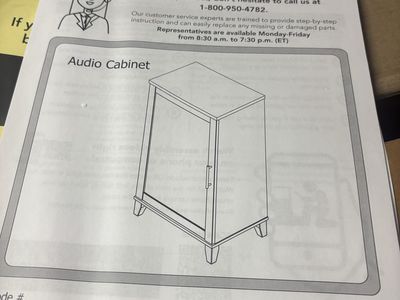 Smaller Cherry Colored Audio Cabinet