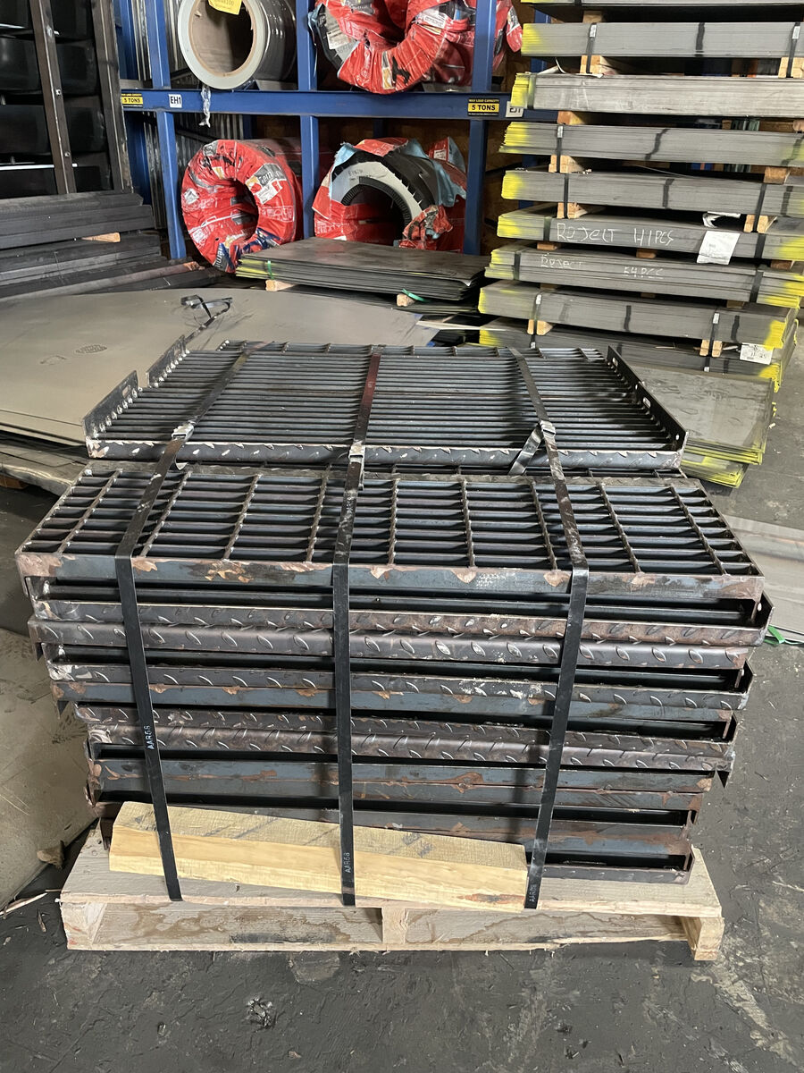 HUGE SAVINGS! Steel Stair Tread 1-1/4" x 3/16" x 10-15/16" x 36" - $72.05 each