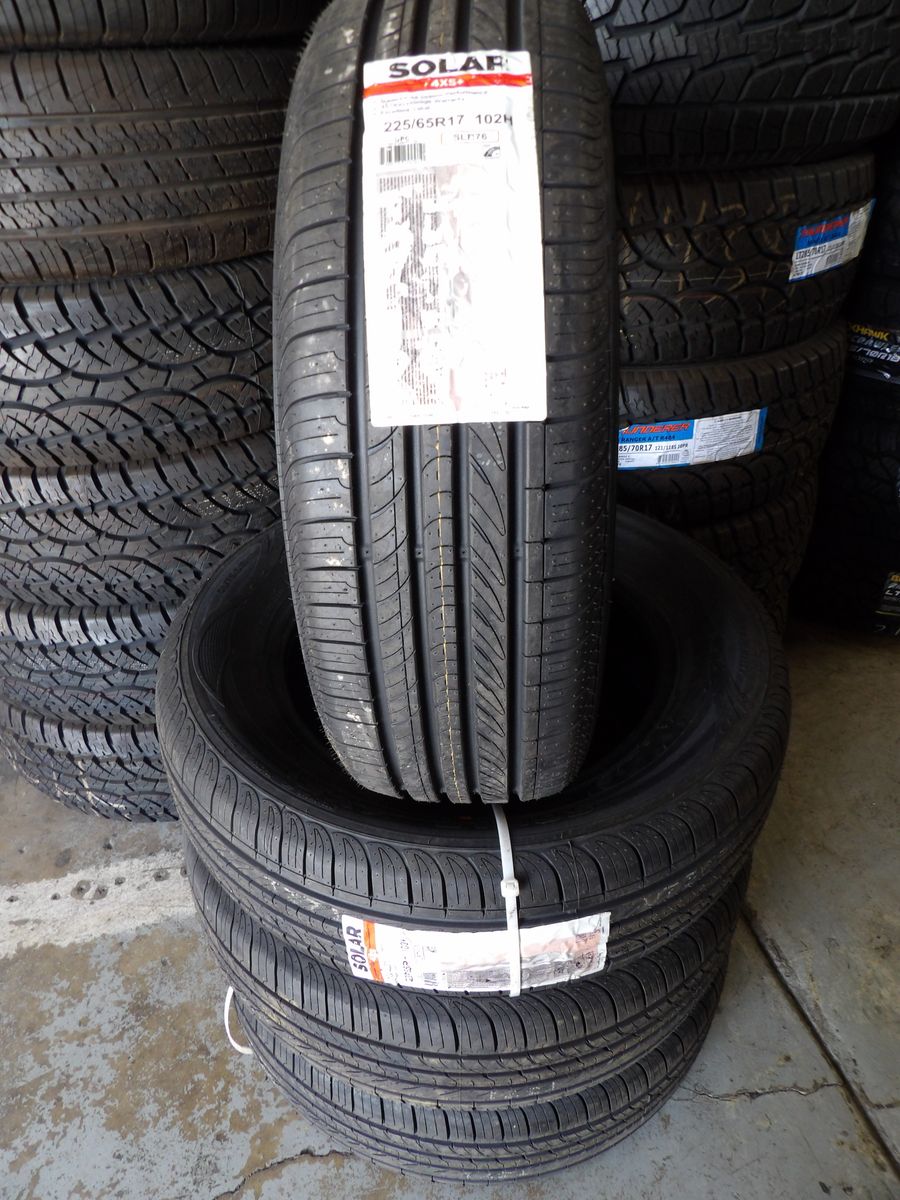225/65R17 SOLAR 4 X S SET OF BRAND NEW TIRES