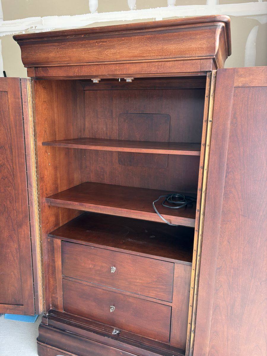 Cabinet, entertainment center, wardrobe, armoire, storage closet-dresser