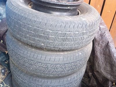 Fuel Wheels with Bridgestone Tires - 255/70R16 - Set of 4, Good Condition