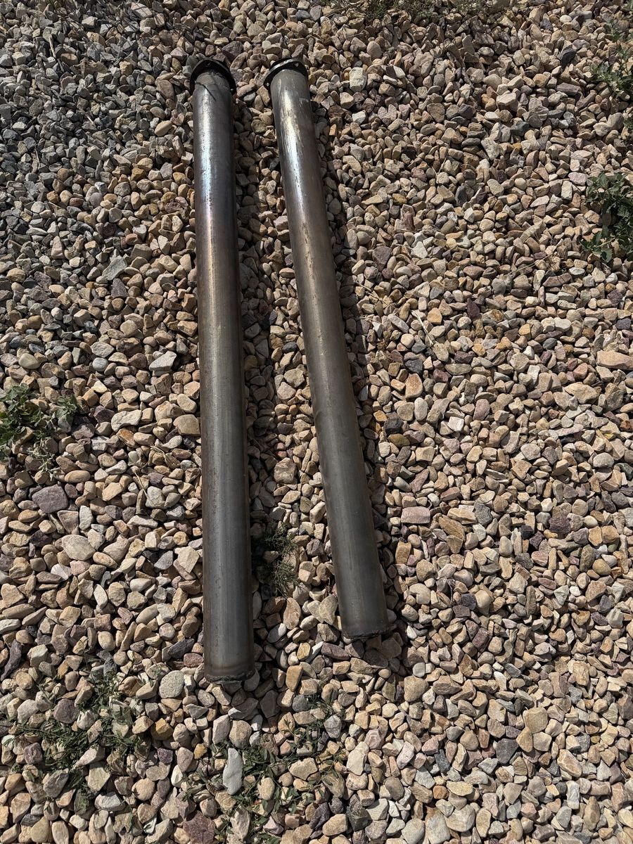 3” Exhaust Pipes - Used Automotive Parts, Pair