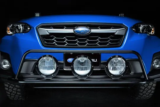 Crawford Front Bumper w/ KC HiLites Pro6 Gravity Light Kit for Subaru Crosstrek 2018-2021