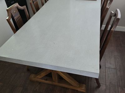 Cement Table Dining or garage