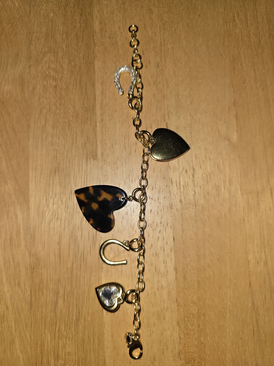 J. Crew Heart Charm Bracelet