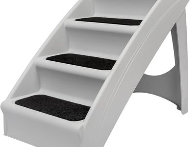 NEW PETSAFE COZYUP FOLDING DOG STAIRS (RETAILS: $69.99)