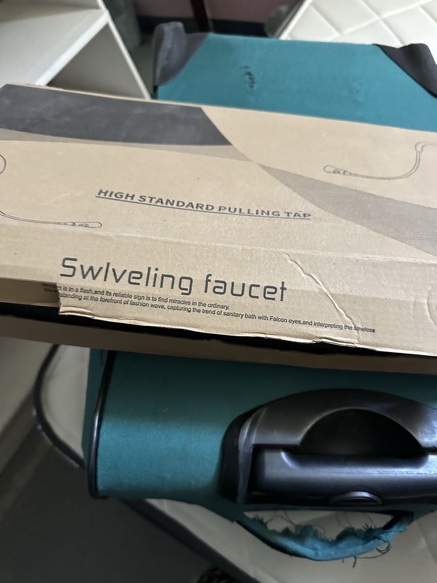 Swiveling Pull-Down Kitchen Faucet - Chrome Finish