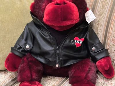 Big Plush Gorilla with Jacket NWT